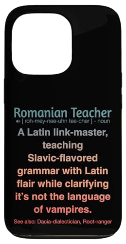 Rumänischer Lehrer Hülle für iPhone 13 Pro von Romanian Teacher Gifts & apparels