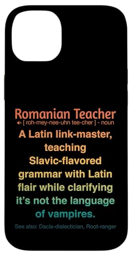 Rumänischer Lehrer Hülle für iPhone 14 Plus Rumänischer Lehrer Hülle für iPhone 14 Plus von Romanian Teacher Gifts & apparels