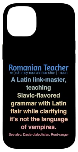 Rumänischer Lehrer Hülle für iPhone 14 Plus von Romanian Teacher Gifts & apparels
