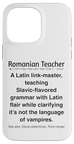Rumänischer Lehrer Hülle für iPhone 14 Pro Max Rumänischer Lehrer Hülle für iPhone 14 Pro Max von Romanian Teacher Gifts & apparels
