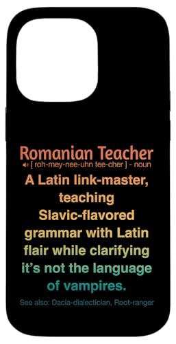 Rumänischer Lehrer Hülle für iPhone 14 Pro Max von Romanian Teacher Gifts & apparels