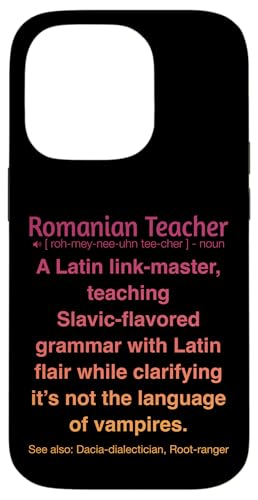Rumänischer Lehrer Hülle für iPhone 14 Pro von Romanian Teacher Gifts & apparels