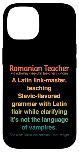 Rumänischer Lehrer Hülle für iPhone 14 von Romanian Teacher Gifts & apparels