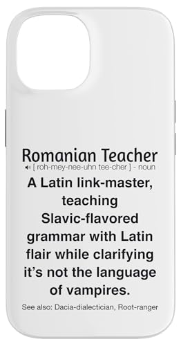 Rumänischer Lehrer Hülle für iPhone 14 von Romanian Teacher Gifts & apparels