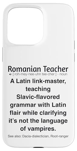 Rumänischer Lehrer Hülle für iPhone 15 Pro Max Rumänischer Lehrer Hülle für iPhone 15 Pro Max von Romanian Teacher Gifts & apparels