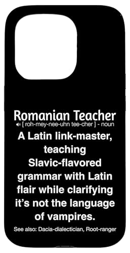 Rumänischer Lehrer Hülle für iPhone 15 Pro von Romanian Teacher Gifts & apparels