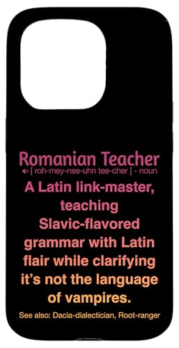 Rumänischer Lehrer Hülle für iPhone 15 Pro von Romanian Teacher Gifts & apparels