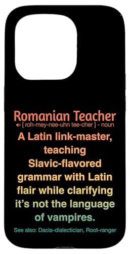 Rumänischer Lehrer Hülle für iPhone 15 Pro Rumänischer Lehrer Hülle für iPhone 15 Pro von Romanian Teacher Gifts & apparels