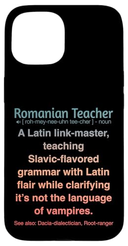 Rumänischer Lehrer Hülle für iPhone 15 von Romanian Teacher Gifts & apparels