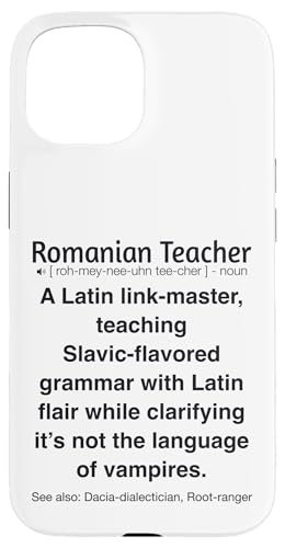 Rumänischer Lehrer Hülle für iPhone 15 von Romanian Teacher Gifts & apparels