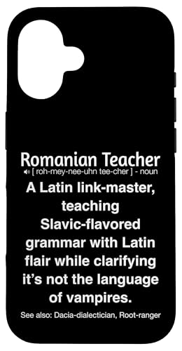 Rumänischer Lehrer Hülle für iPhone 16 Rumänischer Lehrer Hülle für iPhone 16 von Romanian Teacher Gifts & apparels
