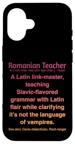 Rumänischer Lehrer Hülle für iPhone 16 von Romanian Teacher Gifts & apparels