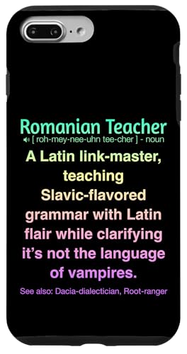 Rumänischer Lehrer Hülle für iPhone 7 Plus/8 Plus Rumänischer Lehrer Hülle für iPhone 7 Plus/8 Plus von Romanian Teacher Gifts & apparels