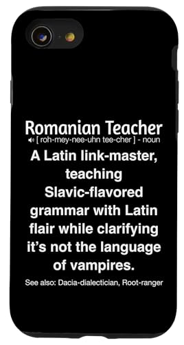 Rumänischer Lehrer Hülle für iPhone SE (2020) / 7 / 8 von Romanian Teacher Gifts & apparels
