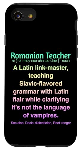 Rumänischer Lehrer Hülle für iPhone SE (2020) / 7 / 8 von Romanian Teacher Gifts & apparels