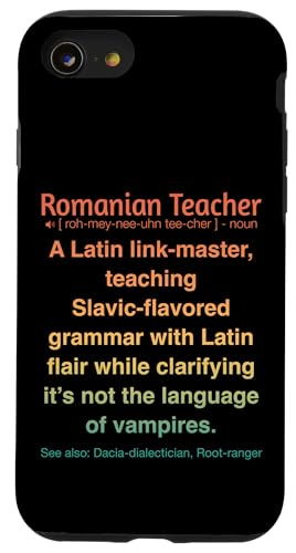 Rumänischer Lehrer Hülle für iPhone SE (2020) / 7 / 8 von Romanian Teacher Gifts & apparels