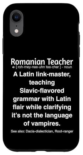 Rumänischer Lehrer Hülle für iPhone XR Rumänischer Lehrer Hülle für iPhone XR von Romanian Teacher Gifts & apparels