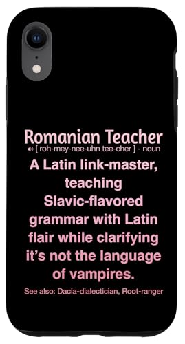 Rumänischer Lehrer Hülle für iPhone XR Rumänischer Lehrer Hülle für iPhone XR von Romanian Teacher Gifts & apparels