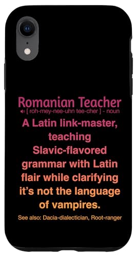 Rumänischer Lehrer Hülle für iPhone XR Rumänischer Lehrer Hülle für iPhone XR von Romanian Teacher Gifts & apparels