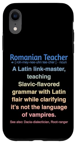 Rumänischer Lehrer Hülle für iPhone XR Rumänischer Lehrer Hülle für iPhone XR von Romanian Teacher Gifts & apparels