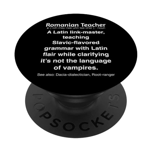 Rumänischer Lehrer PopSockets Klebender PopGrip Rumänischer Lehrer PopSockets Klebender PopGrip von Romanian Teacher Gifts & apparels