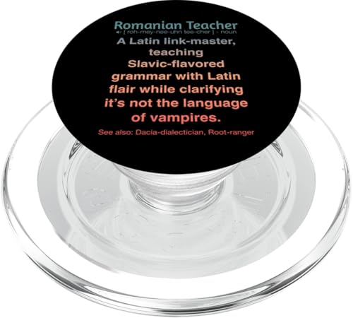 Rumänischer Lehrer PopSockets PopGrip für MagSafe Rumänischer Lehrer PopSockets PopGrip für MagSafe von Romanian Teacher Gifts & apparels