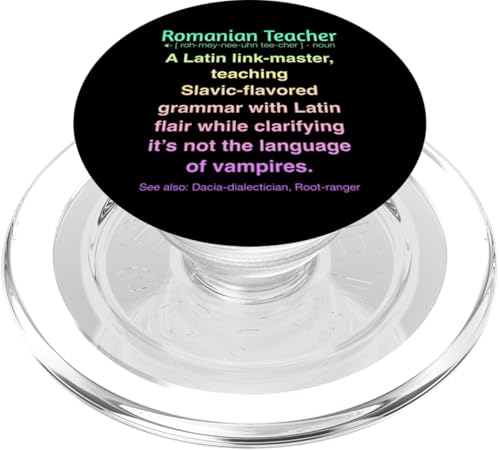 Rumänischer Lehrer PopSockets PopGrip für MagSafe Rumänischer Lehrer PopSockets PopGrip für MagSafe von Romanian Teacher Gifts & apparels