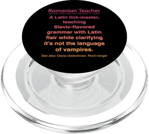 Rumänischer Lehrer PopSockets PopGrip für MagSafe von Romanian Teacher Gifts & apparels