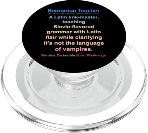 Rumänischer Lehrer PopSockets PopGrip für MagSafe von Romanian Teacher Gifts & apparels