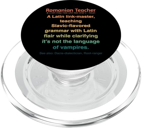 Rumänischer Lehrer PopSockets PopGrip für MagSafe von Romanian Teacher Gifts & apparels
