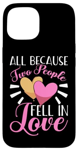 Hochzeit: Alles weil sich zwei Menschen verliebt haben Hülle für iPhone 15 Hochzeit: Alles weil sich zwei Menschen verliebt haben Hülle für iPhone 15 von Romantic Wedding And Marriage Designs