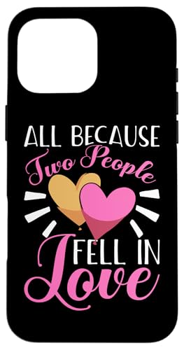 Hochzeit: Alles weil sich zwei Menschen verliebt haben Hülle für iPhone 16 Pro Max Hochzeit: Alles weil sich zwei Menschen verliebt haben Hülle für iPhone 16 Pro Max von Romantic Wedding And Marriage Designs