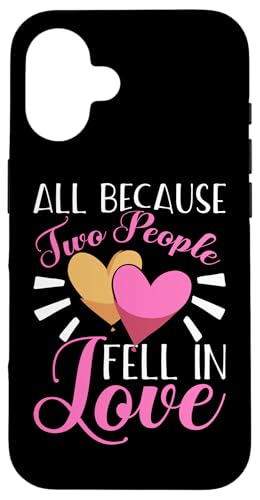 Hochzeit: Alles weil sich zwei Menschen verliebt haben Hülle für iPhone 16 Hochzeit: Alles weil sich zwei Menschen verliebt haben Hülle für iPhone 16 von Romantic Wedding And Marriage Designs