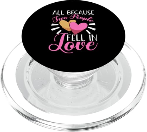 Hochzeit: Alles weil sich zwei Menschen verliebt haben PopSockets PopGrip für MagSafe von Romantic Wedding And Marriage Designs