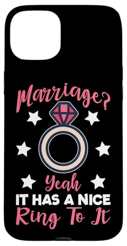 Hochzeit: Ehe? Ja, es hat einen schönen Ring Hülle für iPhone 15 Plus von Romantic Wedding And Marriage Designs