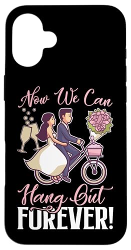 Hochzeit: Jetzt können wir für immer abhängen! Hülle für iPhone 16 Plus Hochzeit: Jetzt können wir für immer abhängen! Hülle für iPhone 16 Plus von Romantic Wedding And Marriage Designs