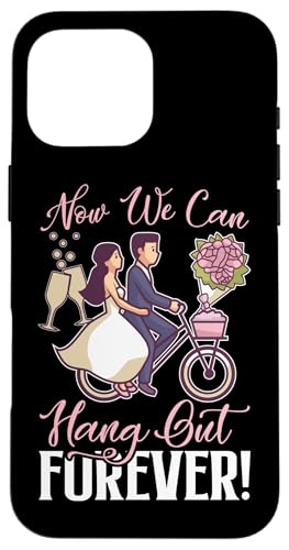 Hochzeit: Jetzt können wir für immer abhängen! Hülle für iPhone 16 Pro Max Hochzeit: Jetzt können wir für immer abhängen! Hülle für iPhone 16 Pro Max von Romantic Wedding And Marriage Designs