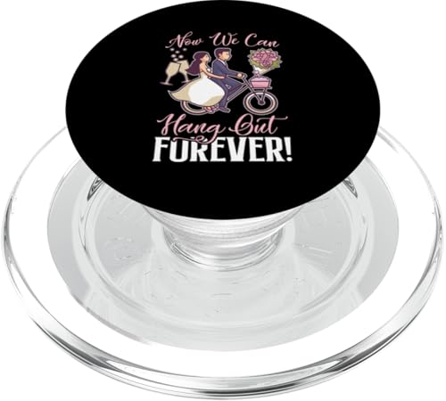 Hochzeit: Jetzt können wir für immer abhängen! PopSockets PopGrip für MagSafe von Romantic Wedding And Marriage Designs