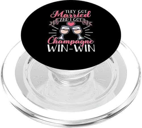 Hochzeit: Sie haben geheiratet und ich habe Champagner. Win-Win. PopSockets PopGrip für MagSafe Hochzeit: Sie haben geheiratet und ich habe Champagner. Win-Win. PopSockets PopGrip für MagSafe von Romantic Wedding And Marriage Designs