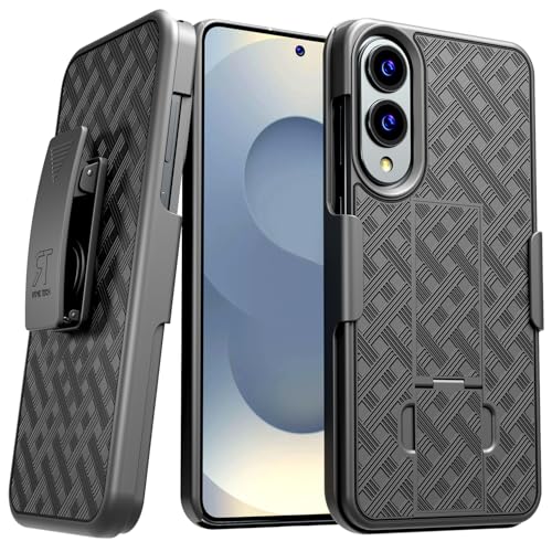Schutzhülle für Samsung Galaxy S25 Edge, mit Gürtelclip, Holster, Ständer, schlanke Schutzhülle für Galaxy S25 Edge, Schwarz Schutzhülle für Samsung Galaxy S25 Edge, mit Gürtelclip, Holster, Ständer, schlanke Schutzhülle für Galaxy S25 Edge, Schwarz von Rome Tech