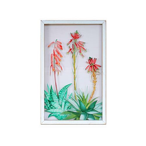 Romimex PVC-Folie aus Holz, 30 x 48 x 2 cm, blumig Romimex PVC-Folie aus Holz, 30 x 48 x 2 cm, blumig von Romimex