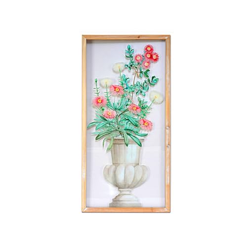 Romimex PVC-Folie aus Holz, 39 x 79 x 2 cm, blumig Romimex PVC-Folie aus Holz, 39 x 79 x 2 cm, blumig von Romimex