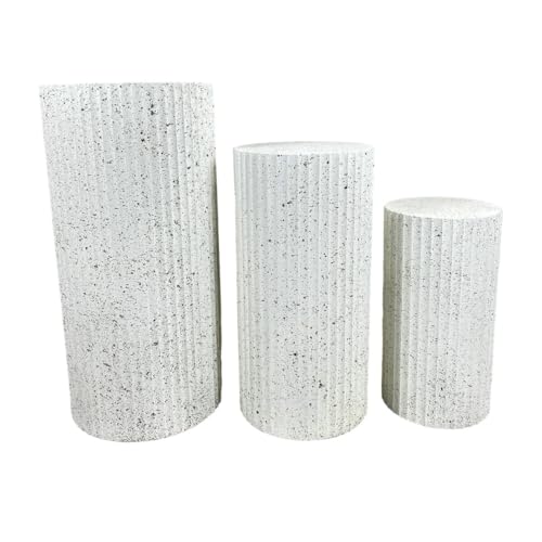 Romimex Säulen Creme Holz MDF 3 Stück Romimex Säulen Creme Holz MDF 3 Stück von Romimex