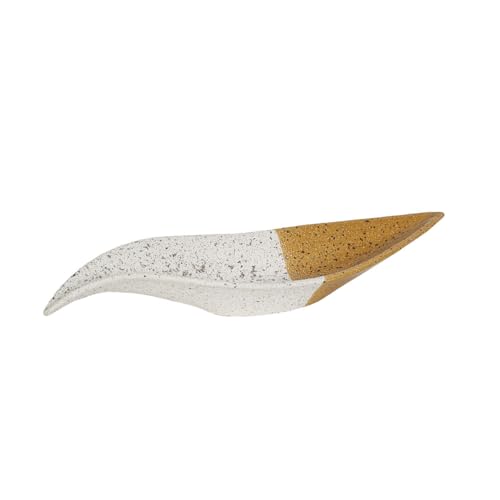 Romimex Tischdekoration, Gelb, Weiß, Keramik, 33 x 5 x 9 cm Romimex Tischdekoration, Gelb, Weiß, Keramik, 33 x 5 x 9 cm von Romimex