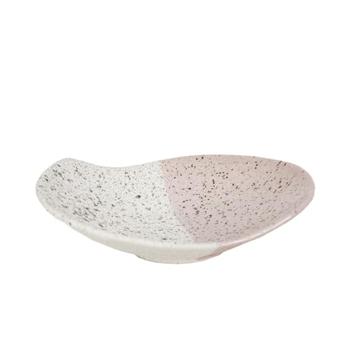 Romimex Tischdekoration, Weiß, Rosa, Keramik, 21 x 5 x 17 cm Romimex Tischdekoration, Weiß, Rosa, Keramik, 21 x 5 x 17 cm von Romimex