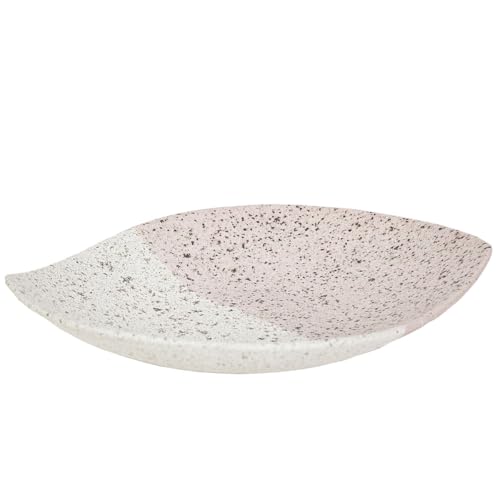 Romimex Tischdekoration, Weiß/Rosa, Keramik, 28 x 6 x 23 cm Romimex Tischdekoration, Weiß/Rosa, Keramik, 28 x 6 x 23 cm von Romimex