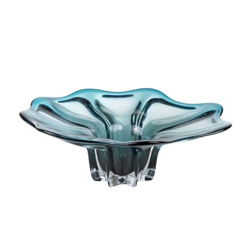 Romimex Tischmitte, Blau, Glas, 40 x 15 x 40 cm Romimex Tischmitte, Blau, Glas, 40 x 15 x 40 cm von Romimex