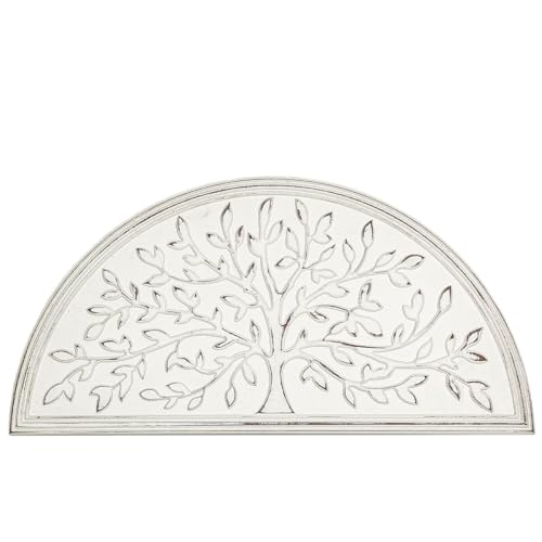 Romimex Wanddekoration, Weiß, MDF, 60 x 60 x 2 cm Romimex Wanddekoration, Weiß, MDF, 60 x 60 x 2 cm von Romimex