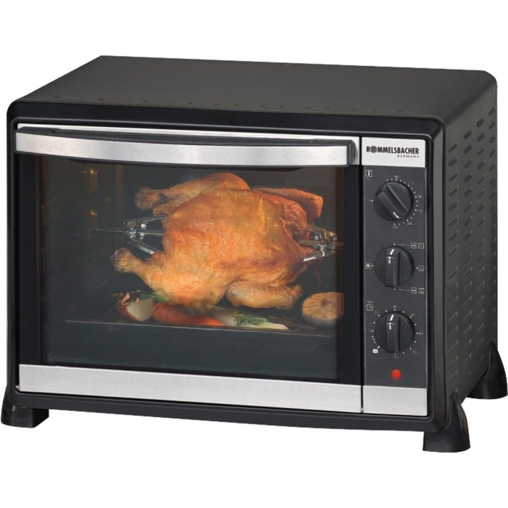 Back & Grill Ofen mit Umluft BG 1550, Mini-Backofen von Rommelsbacher