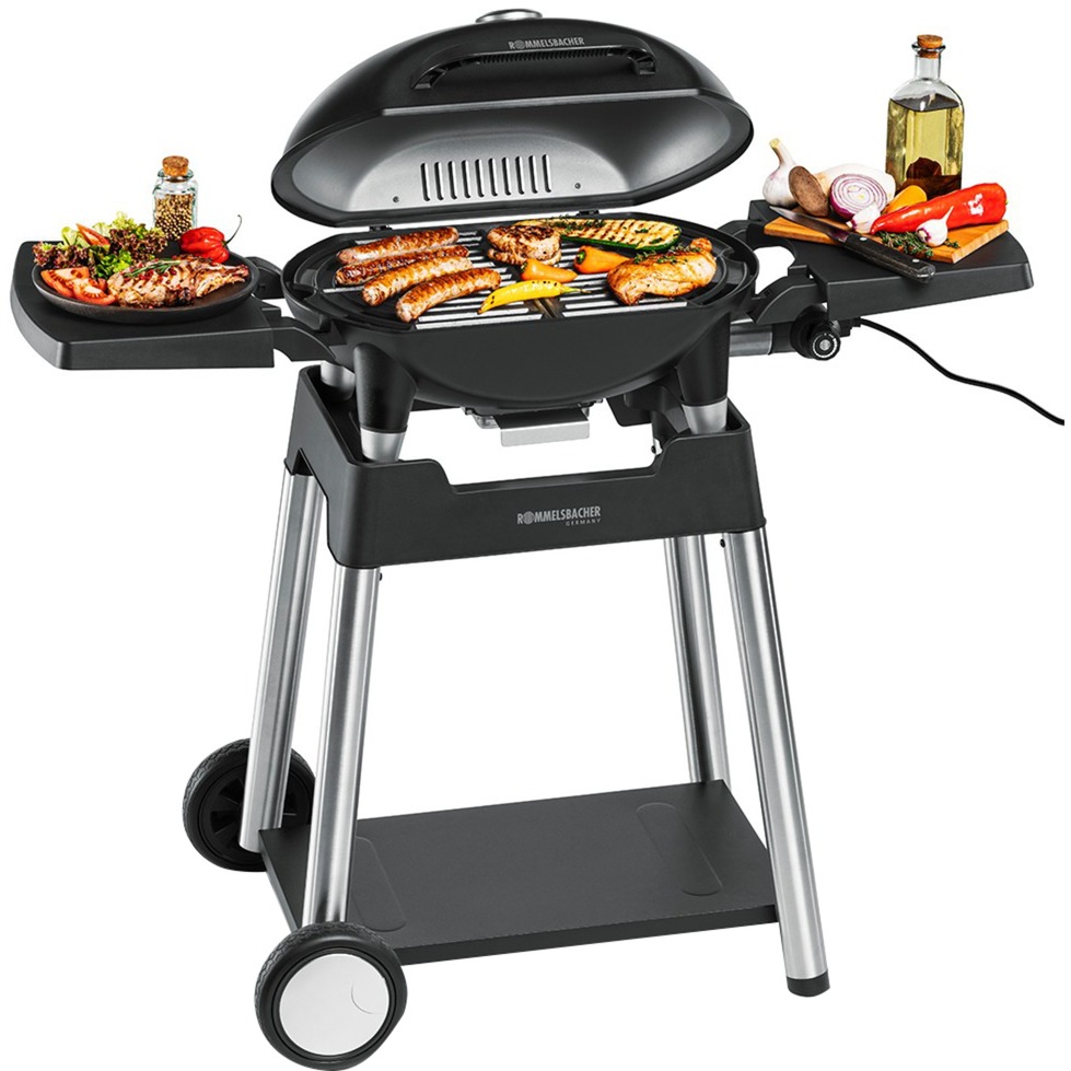 Barbecue Elektrogrill BBQ 4100/S, mit Grillwagen Barbecue Elektrogrill BBQ 4100/S, mit Grillwagen von Rommelsbacher